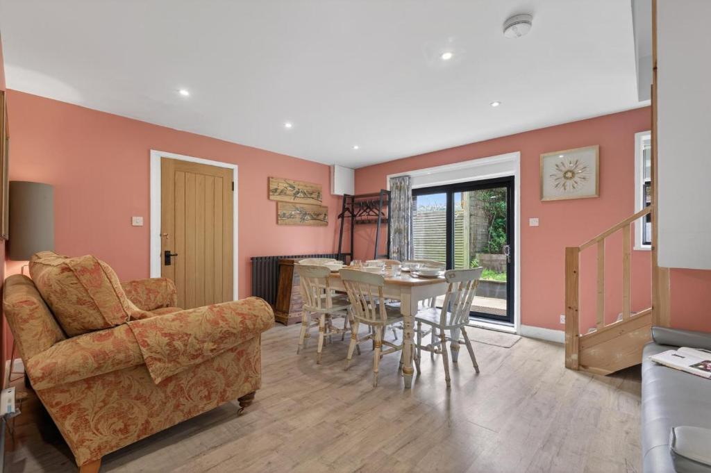a living room with a table and a couch at 2 Bed in Alkham oc-v34789 in Swingfield