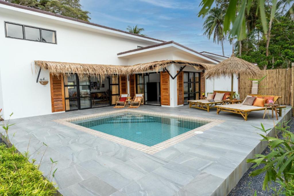 an image of a villa with a swimming pool at Manao Pool Villa 6 - 5 Mins Walk To The Beach in Ko Lanta