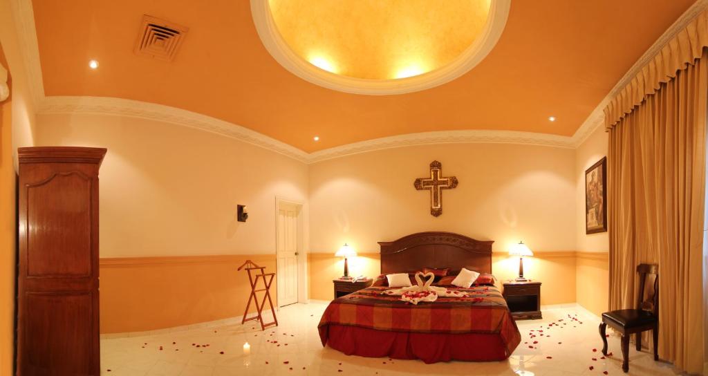 Posezení v ubytování Hotel Boutique La Mision De Fray Diego
