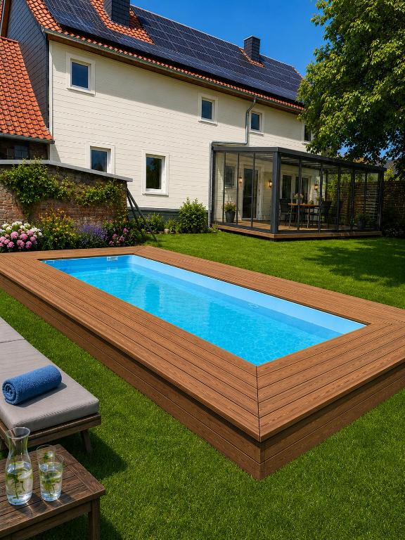 Swimmingpoolen hos eller tæt på Elementa Wellness Lodge Reddeber