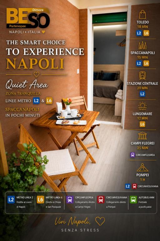 a magazine page of a living room with a table at Beso Dimore Partenopee in Naples