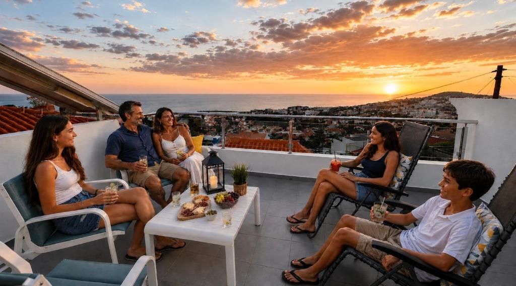 Family Home, Private Terrace, Stunning Ocean View