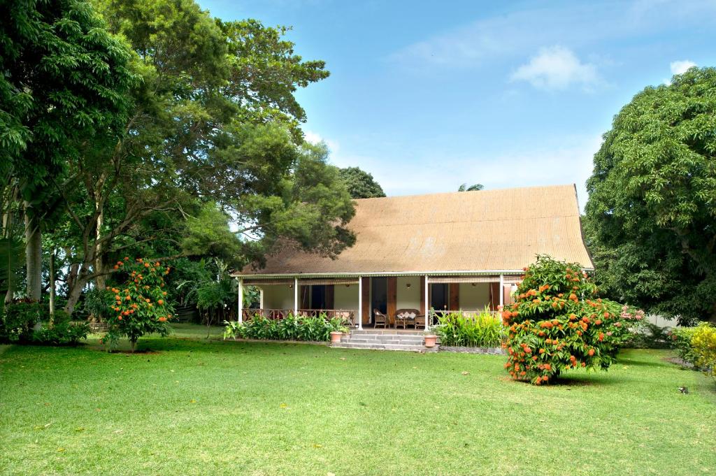 Zahrada ubytování Auberge de Saint Aubin