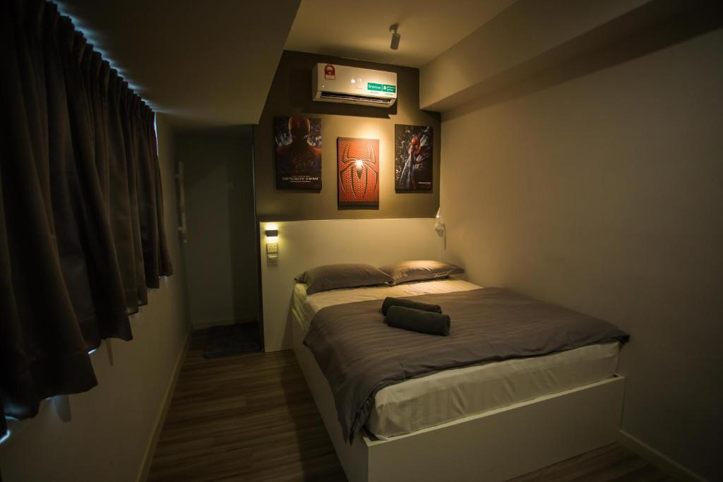 Postel nebo postele na pokoji v ubytování Hollywood Hotel