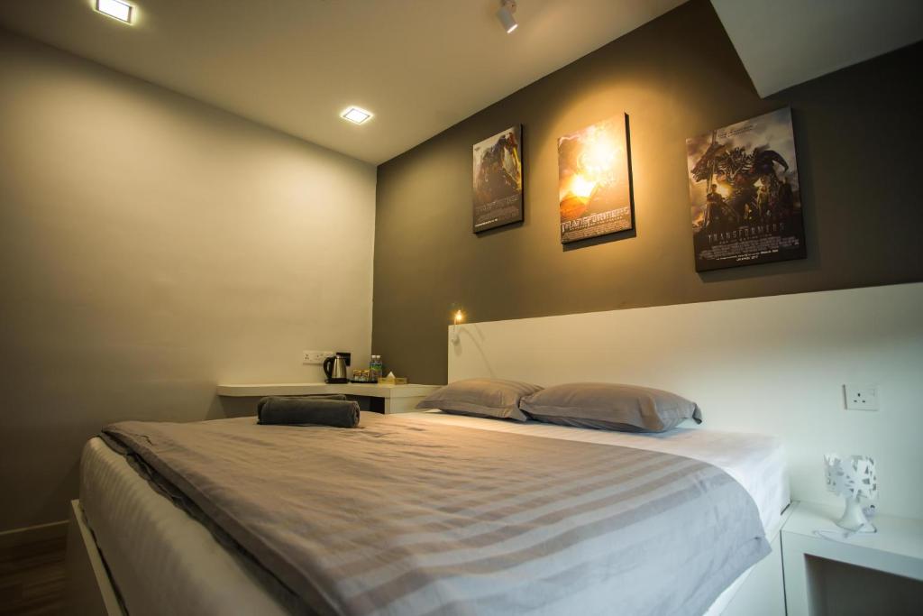 Postel nebo postele na pokoji v ubytování Hollywood Hotel
