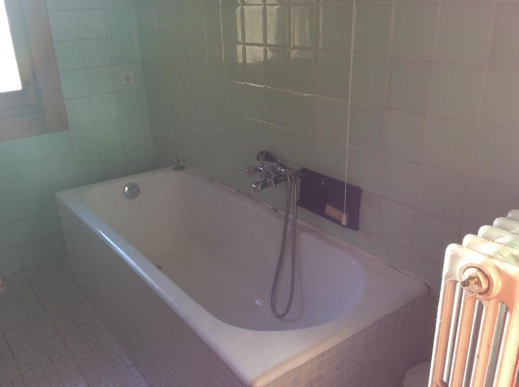Koupelna v ubytování Albergo Cervo