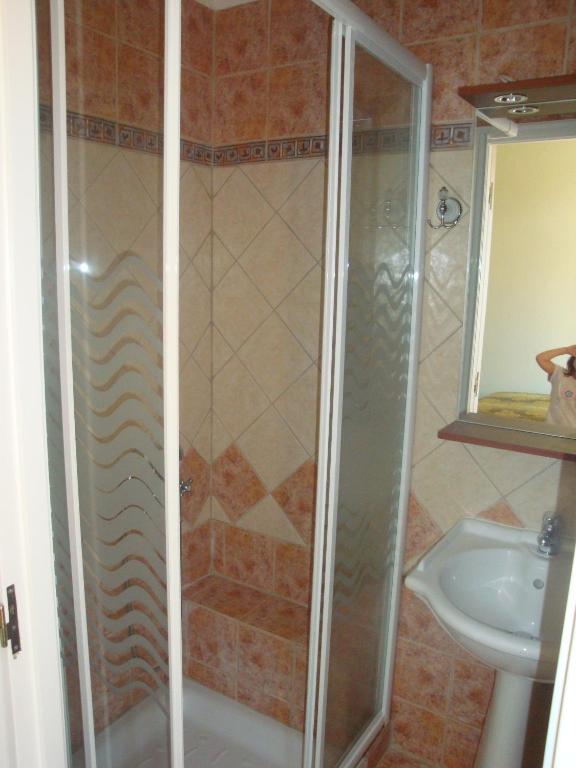 Koupelna v ubytování Guesthouse Aktaion