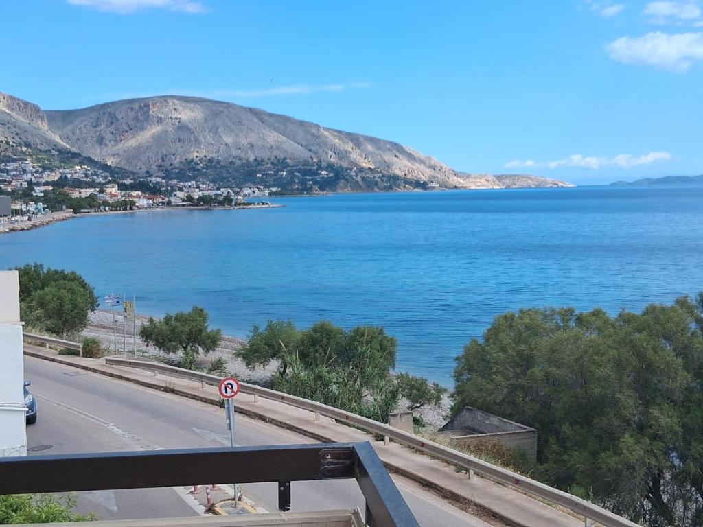 a view of a large body of water at Katrin chios in Chios