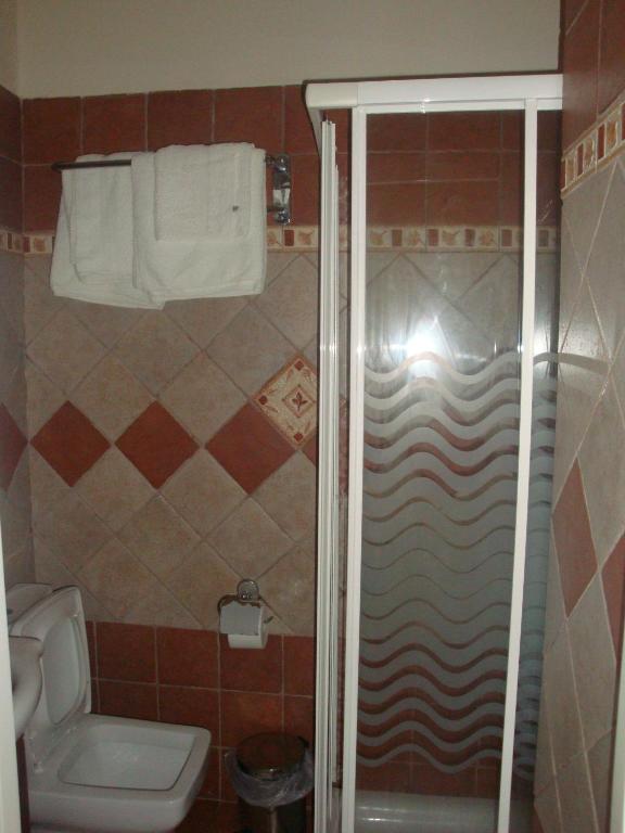 Koupelna v ubytování Guesthouse Aktaion