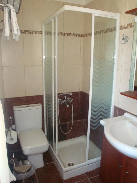 Koupelna v ubytování Guesthouse Aktaion