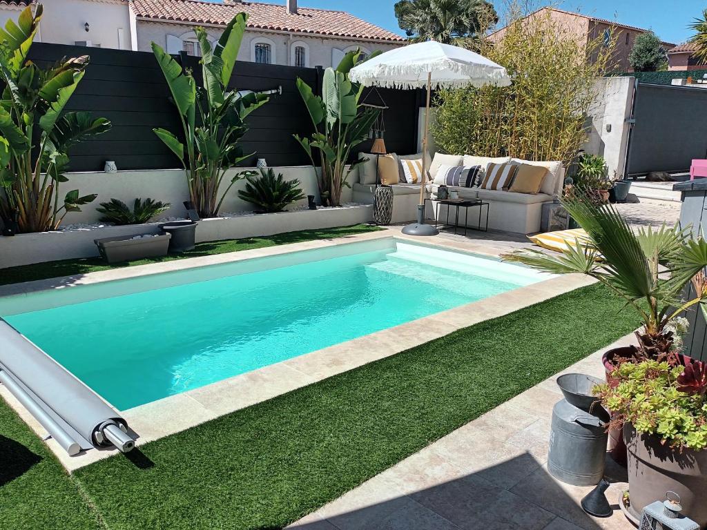 Villa Lalou Piscine trois chambres à Fréjus