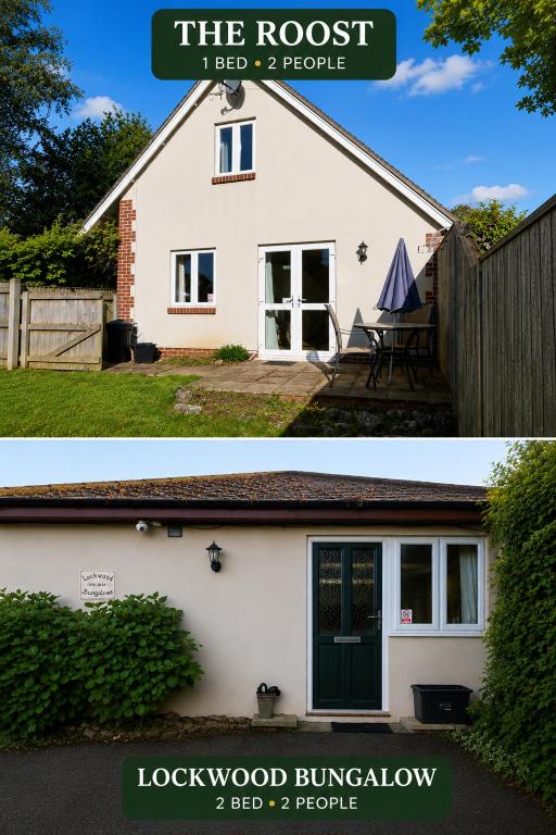 a house before and after being transformed into a house at lockwood house holiday cottages,Dawlish in Starcross
