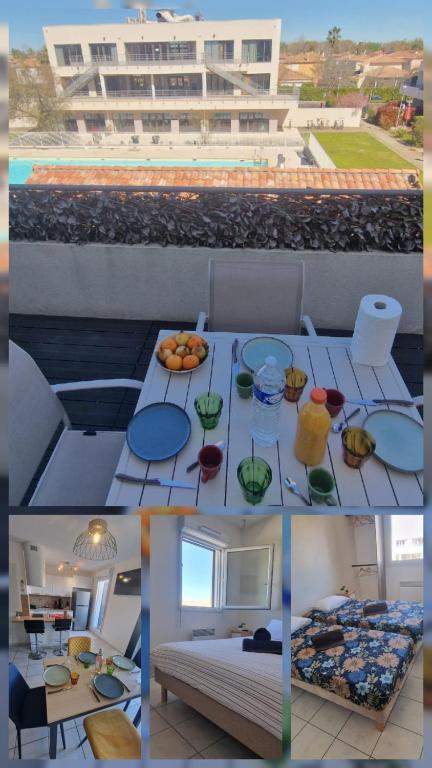 Beau duplex CAP CAMARGUE piscine 4 pers terrasse et parking dans résidence sécurisée