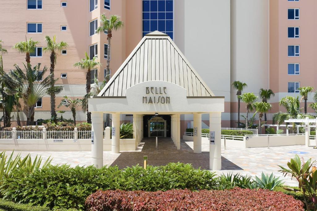a gazebo in front of a building at Belle Maison Apartments - Official in Gold Coast