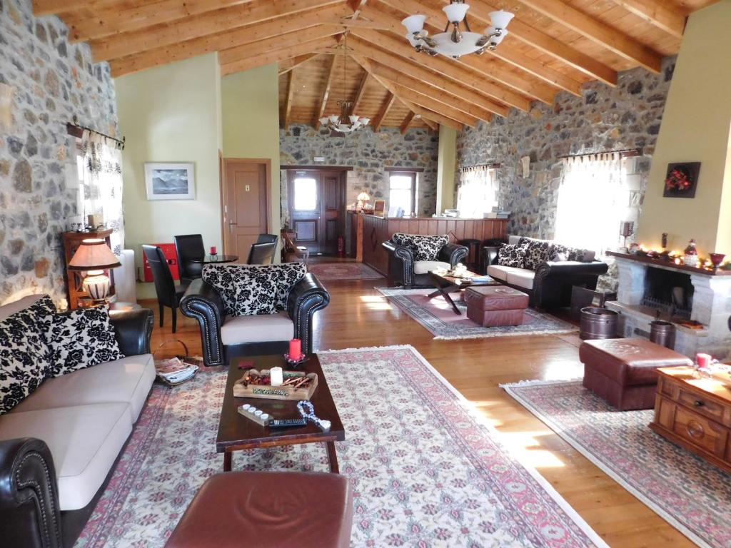 Posezení v ubytování Akrothea Hotel