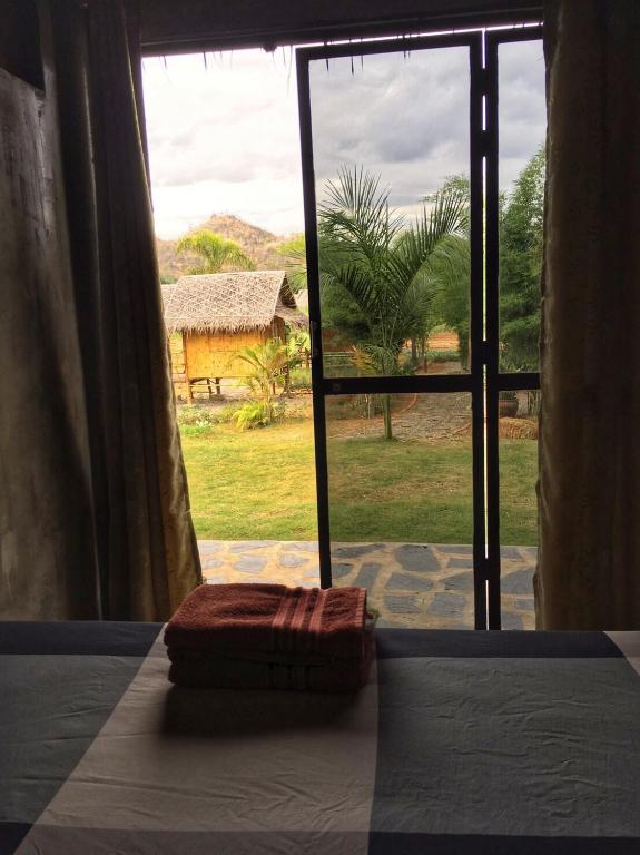 Zahrada ubytování Baan Nork Farmstay บ้านนอก ฟาร์มสเตย์