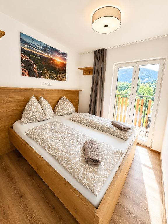 Lova arba lovos apgyvendinimo įstaigoje Hotel Lercher