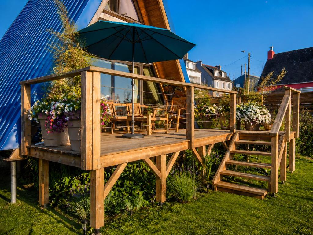 Le Tipi Bleu I Terrasse & jardin