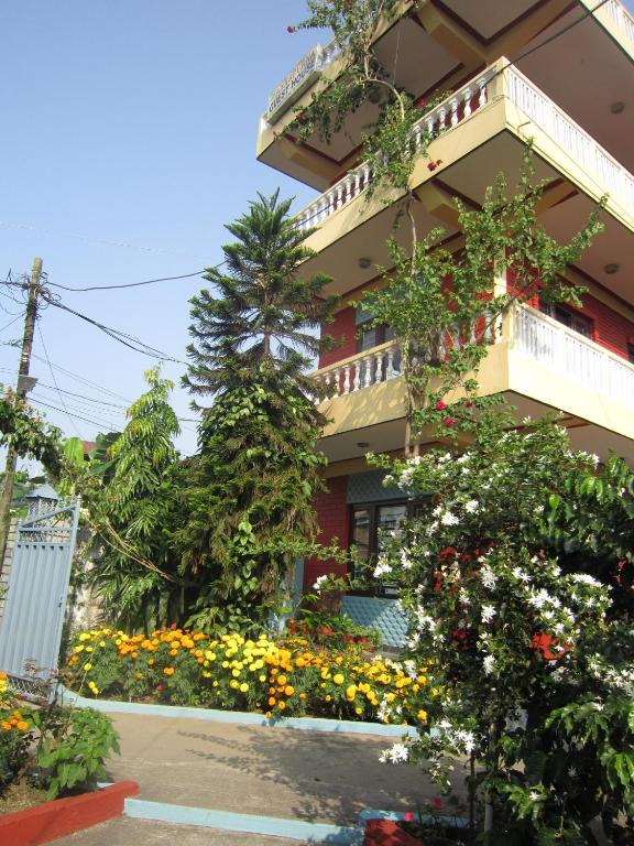 Zahrada ubytování New Annapurna Guest House
