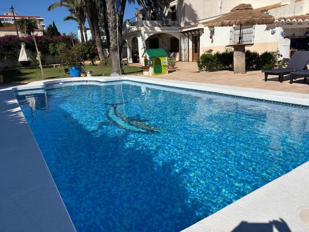 Villa with Private Pool & BBQ, Close to the Beach