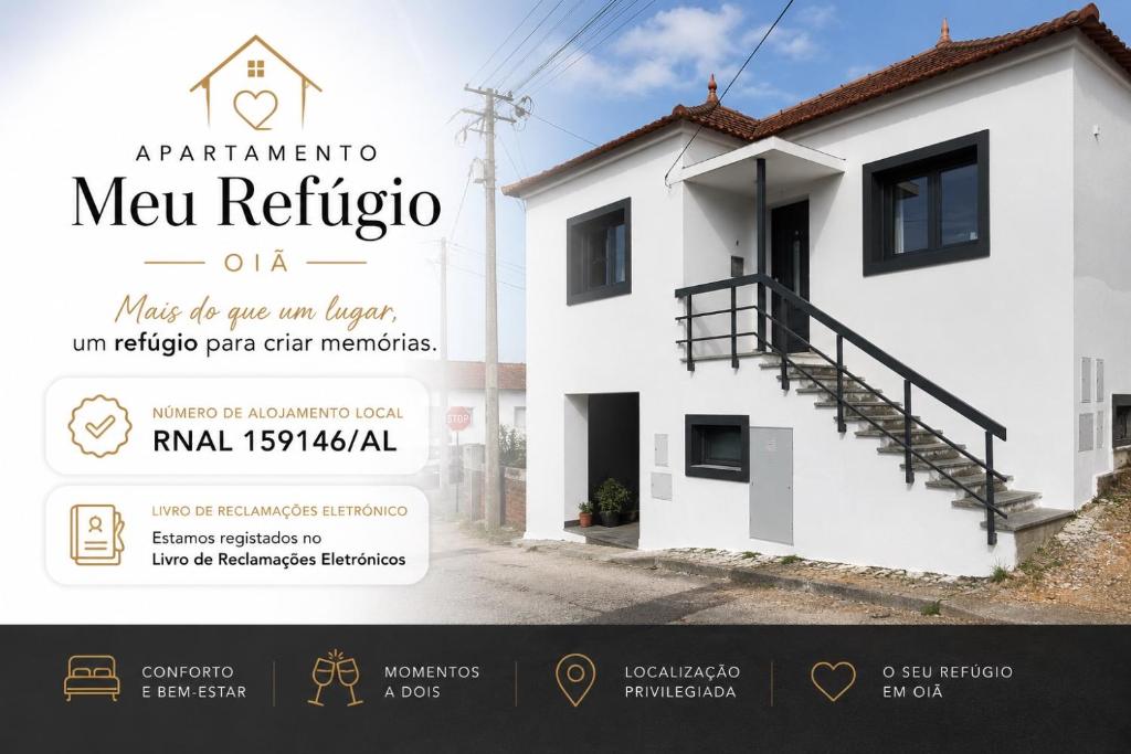 a villa with a new kitchen and a new apartment at Meu Refugio Apartamento in Silveira