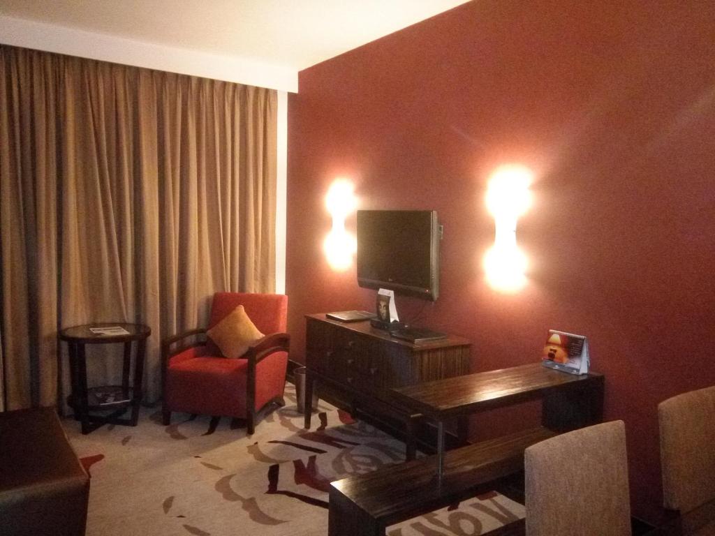 Posezení v ubytování Pride Hotel, Chennai