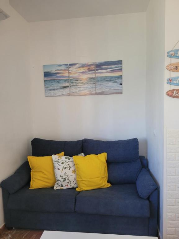 Apartamento 1 dormitorio con vistas al mar y terraza