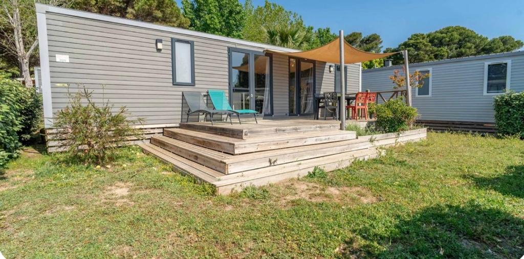 Mobil-home 3ch Climatisé Camping 5 Plage 500m