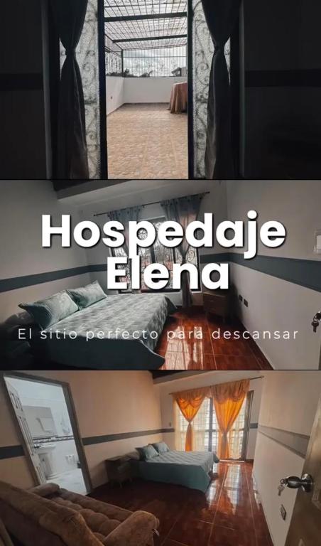a poster for a hosperate elena apartment at Hospedaje Helena in Circasia