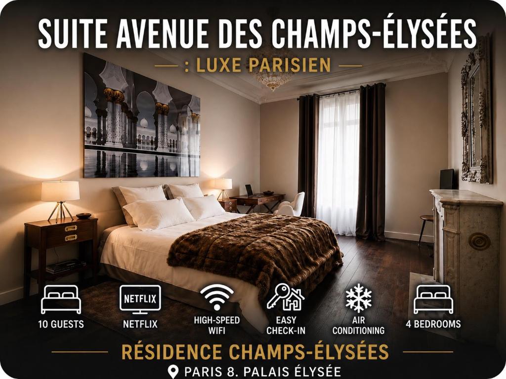 Suite Avenue des Champs-Élysées : Luxe Parisien