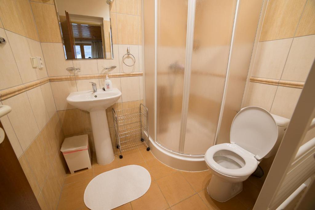 Koupelna v ubytování Holiday home Skalka