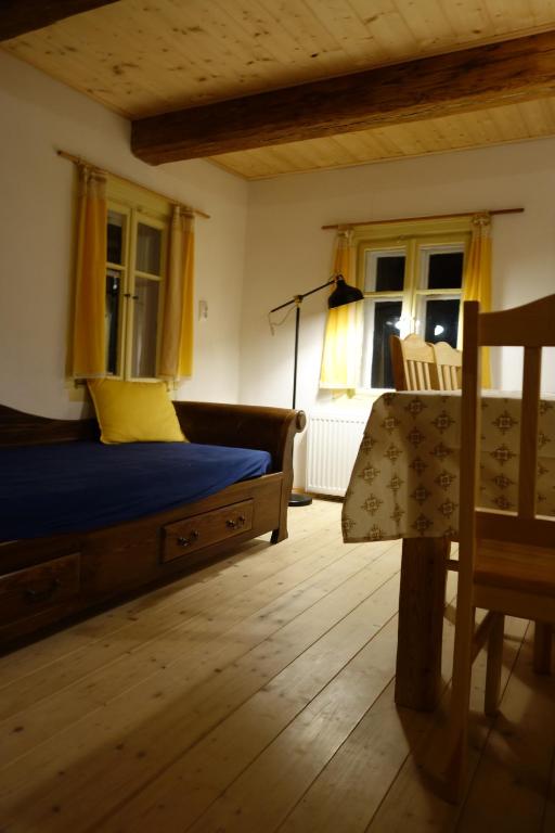 Posezení v ubytování MausHaus