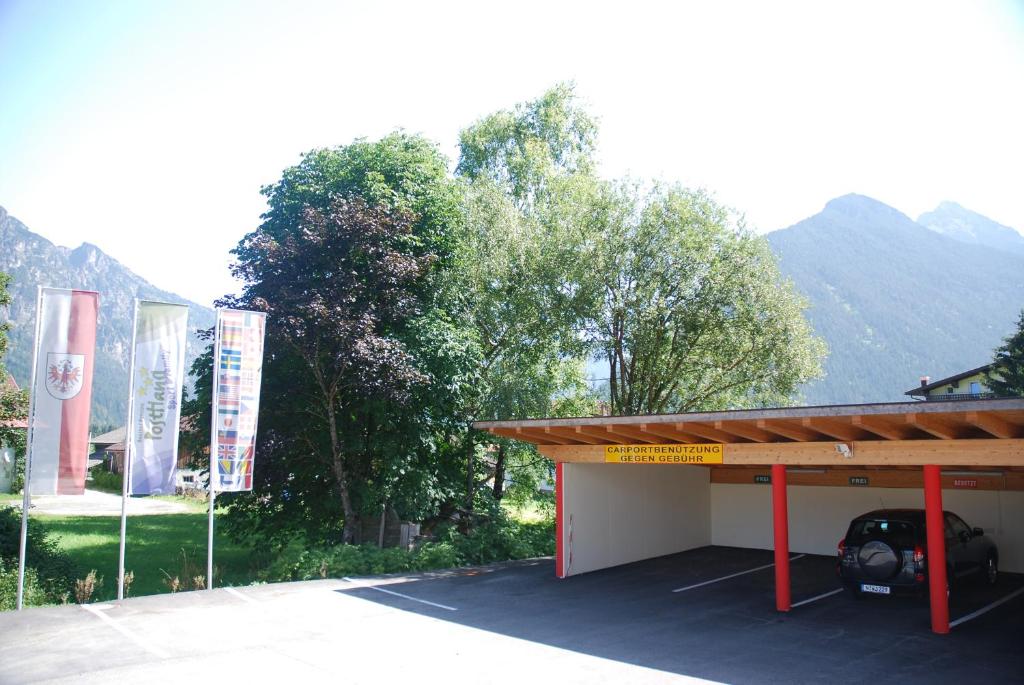 Widok na góry z tego pensjonatu