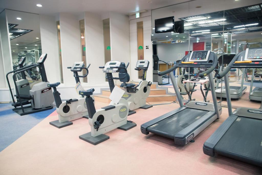 Fitness centrum a/nebo fitness zařízení v ubytování Hakone Forest of Verde