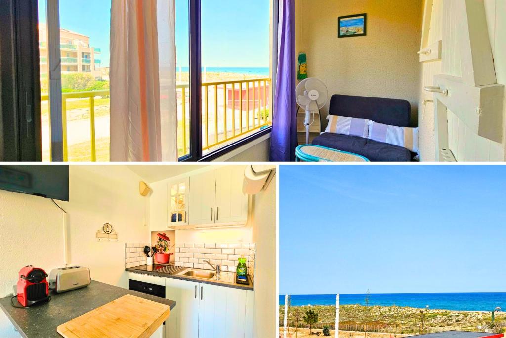 T2 cosy - Vue mer - Accès direct plage