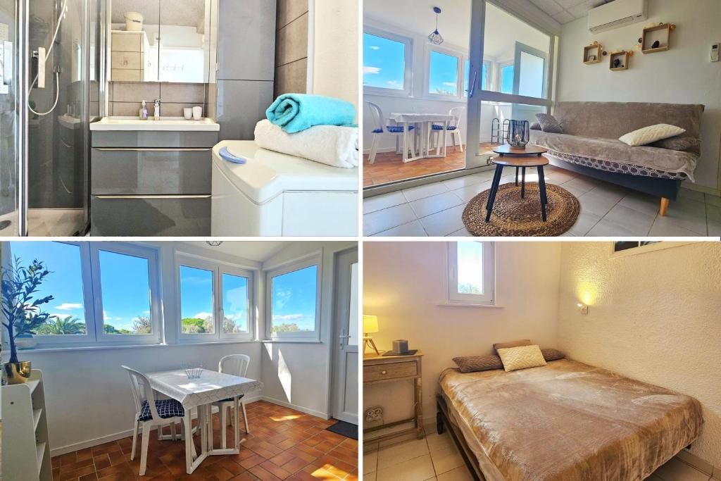 Appartement climatisé proche du Marina et plage