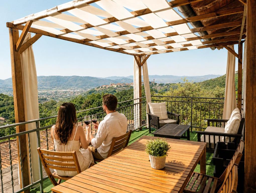 Fattoria Cristina Romantic Garden Studio with Pool & Farm Animals in Tuscany - Fenice