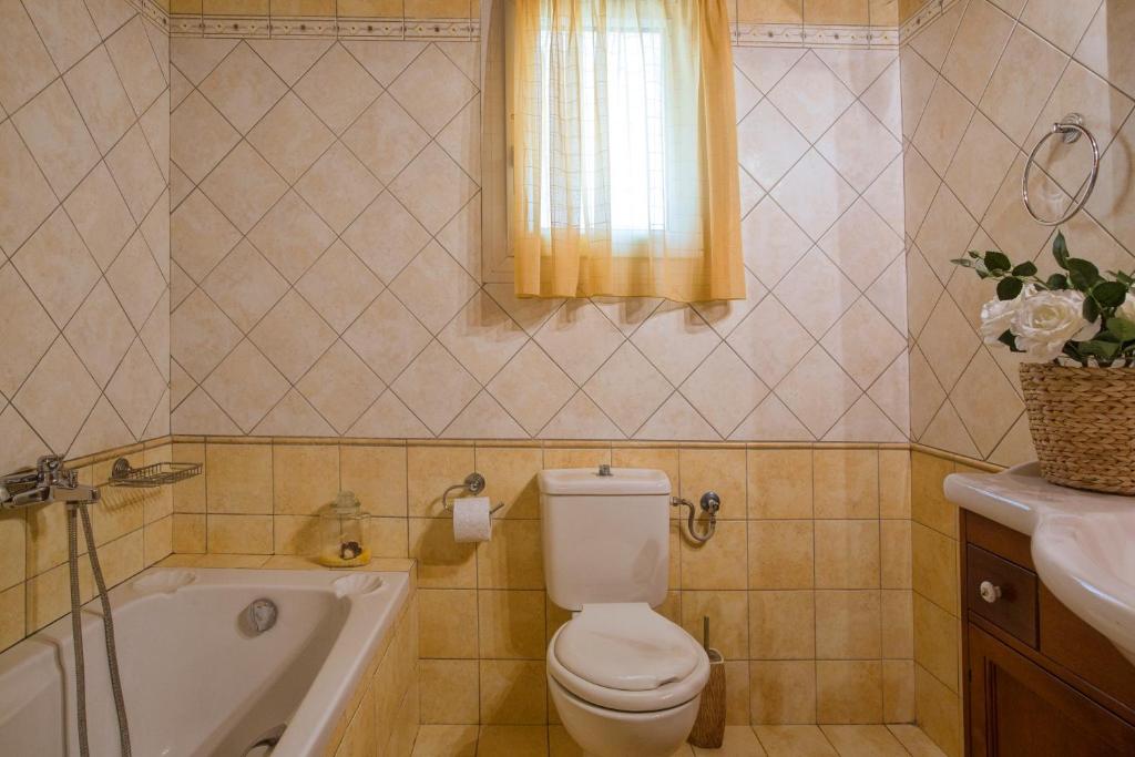 Koupelna v ubytování Villa Caramel