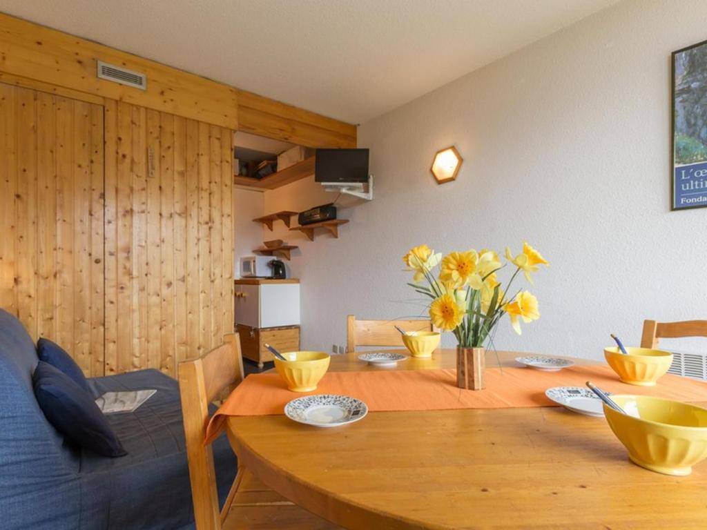 Studio cabine pour 4 pers., balcon, sud, Les Arcs 1800