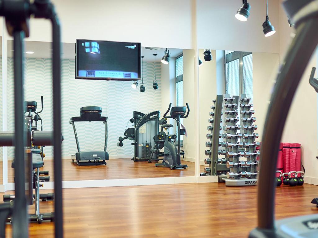 Fitness centrum a/nebo fitness zařízení v ubytování VacationClub - Diune Apartment 502B
