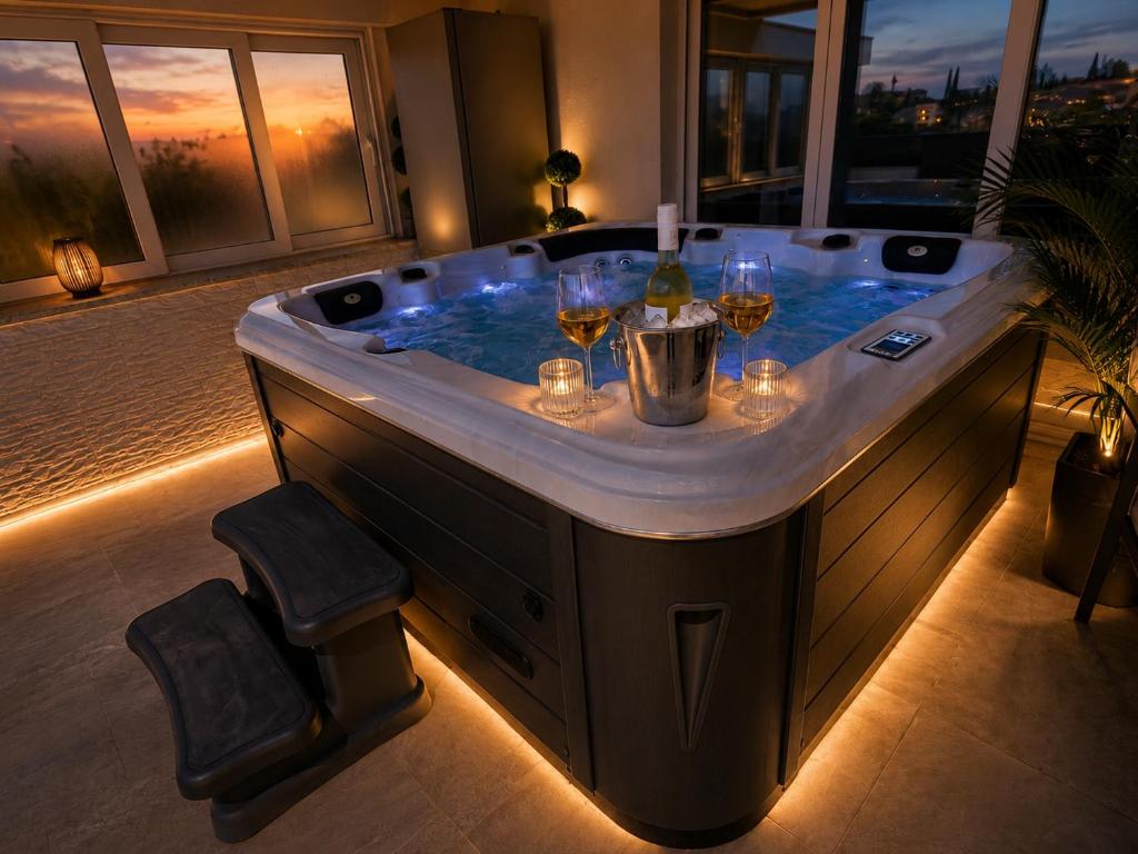 Luxury jacuzzi apartment