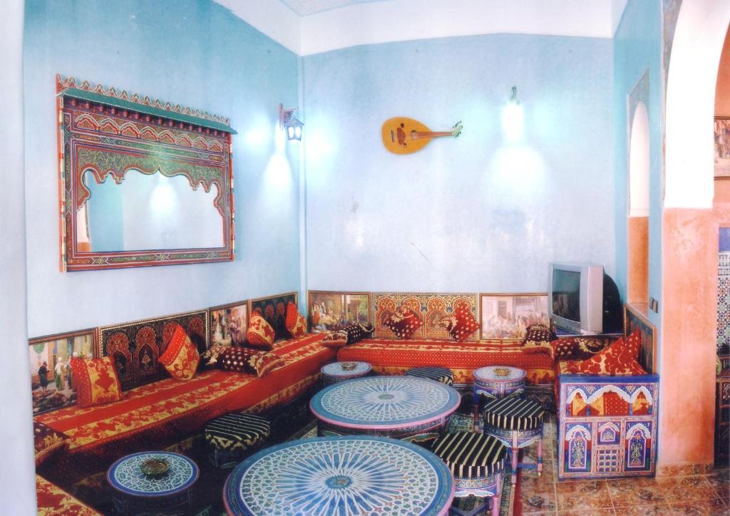 Posezení v ubytování Moroccan House