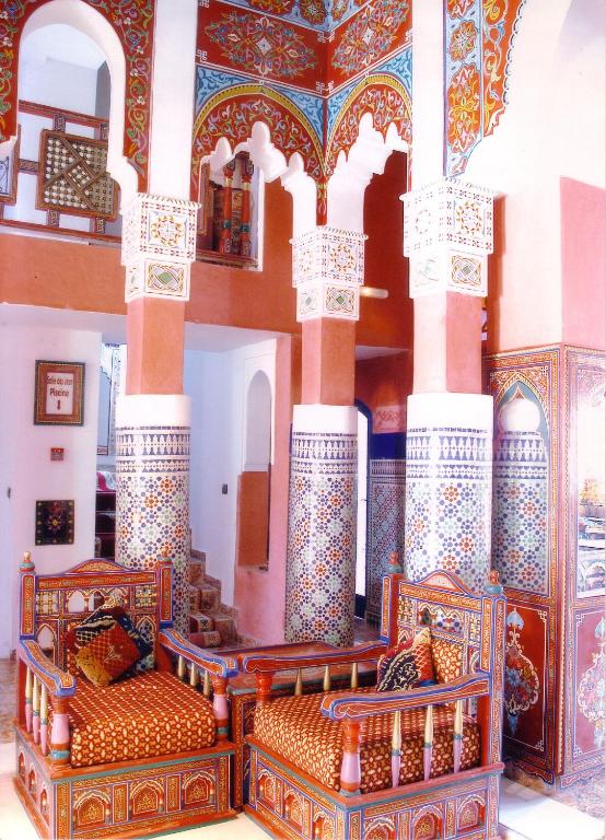Posezení v ubytování Moroccan House