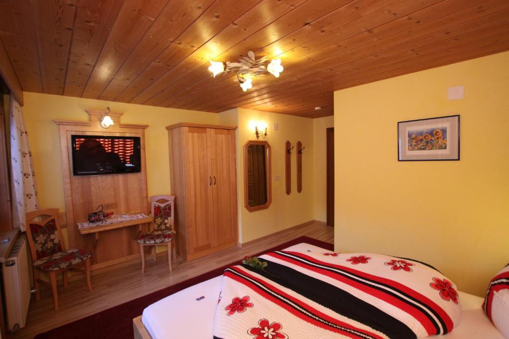 TV a/nebo společenská místnost v ubytování Haus Seebach
