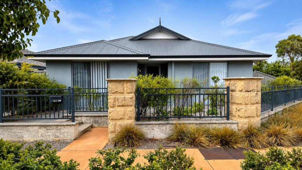 a house with a gate in front of it at Napolean Holiday Retreat in Vasse