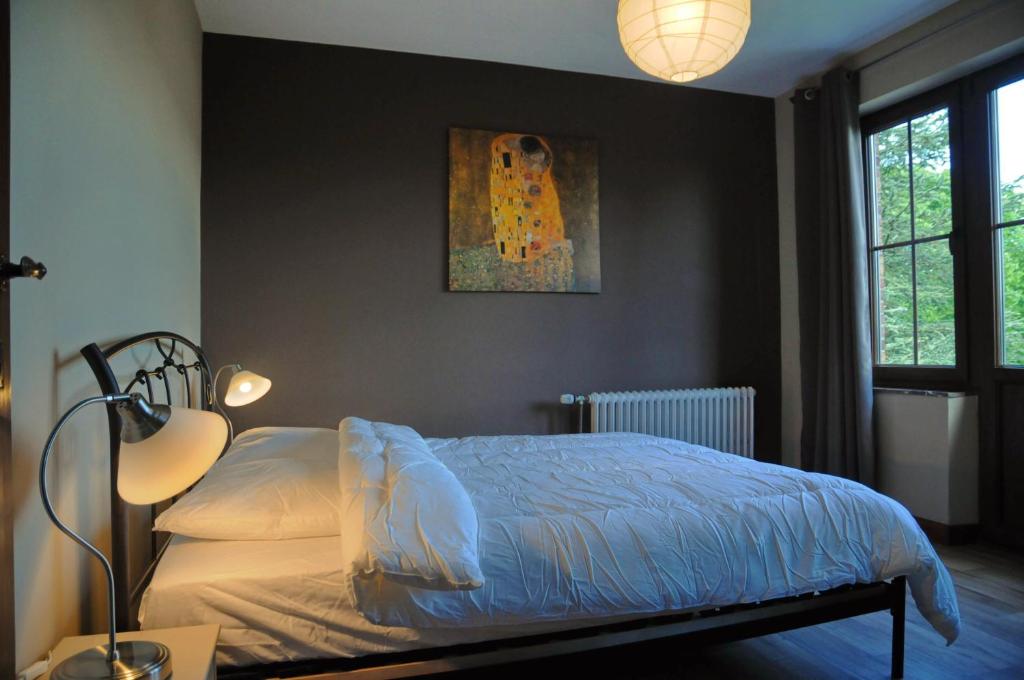 Postel nebo postele na pokoji v ubytování Gîte Miss Chloé