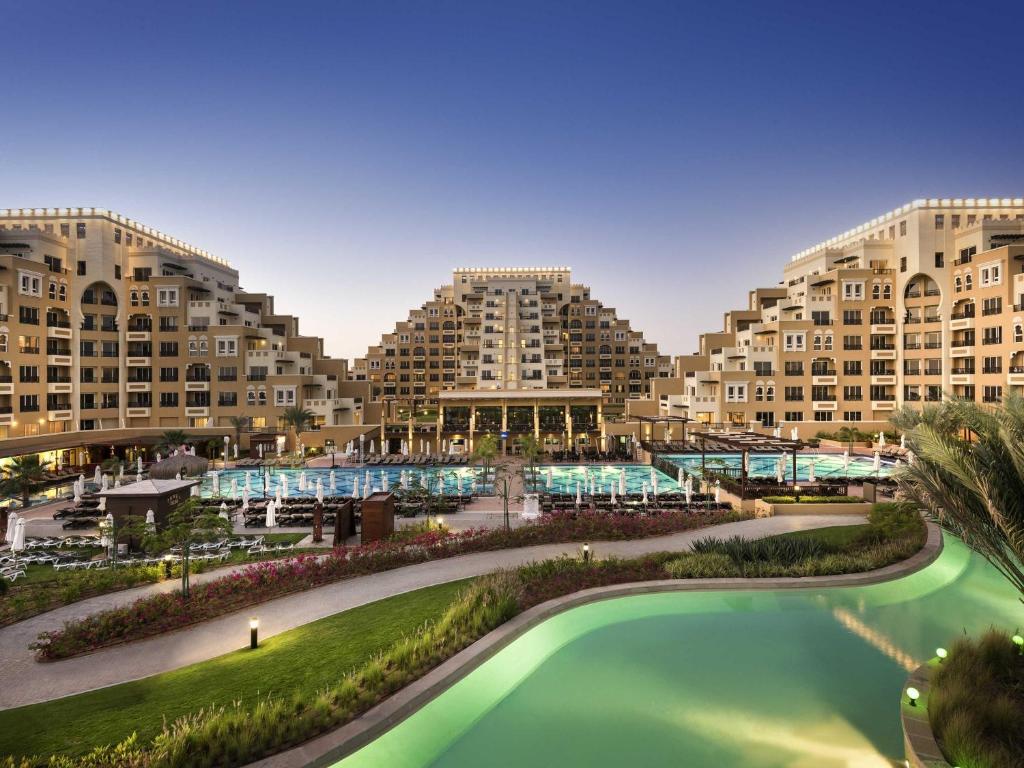 a rendering of the exterior of a resort at Rixos Bab Al Bahr in Ras al Khaimah