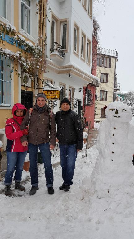 Tulip Guesthouse during the winter