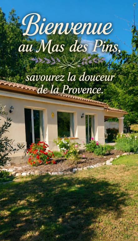a picture of a house with the words elegance an wasds plus plus saven at Chez Christine in Callian