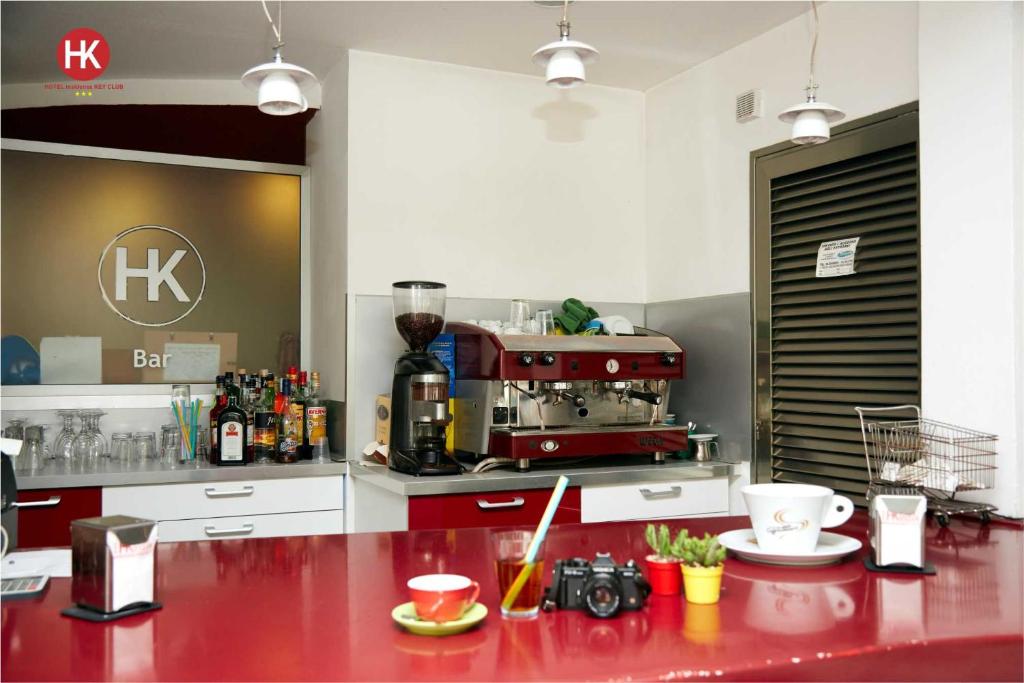 Kuchyň nebo kuchyňský kout v ubytování Hotel Residence Key Club